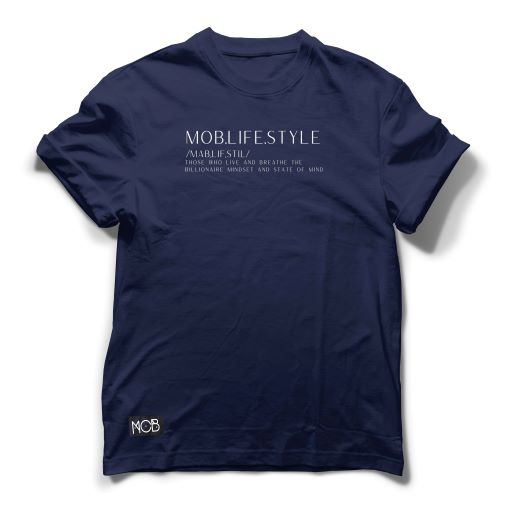 Moblifestyle Definition Short Sleeve T-shirt - Moblifestyle Mindset of a Billionaire